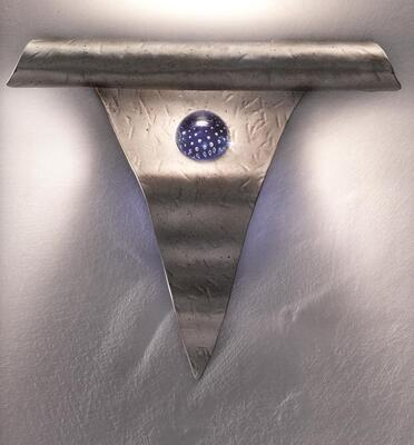Applique metallo sferetta blu HOLA GIBAS
