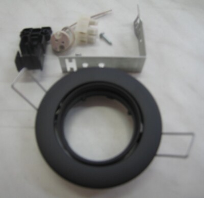 Faretto da incasso tondo mobile nero 14100 GEMINI METALSPOT