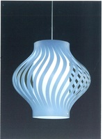 Lampadario moderno a sospensione azzurro 39cm HELIOS H39S/B LINEA ZERO