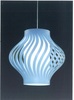 Lampadario moderno a sospensione azzurro 39cm HELIOS H39S/B LINEA ZERO