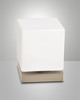 Lampada led cubo piccola regolazione luce LED tocco oro satinato 42816 FABAS