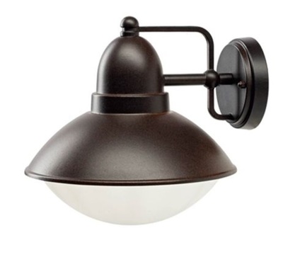 Lampada parete per esterno corten forme rotonde 592/36 LUCI ESTERNO
