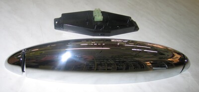 Coperchio cromato tesate ovale 11054 METALSPOT