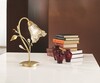 Lampada da tavolo o comodino gocce foglioline oro francese  45335