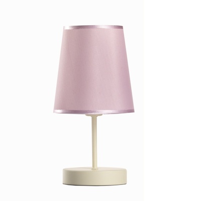 Lampada tavolo abat jour paralume rosa intenso tendente al lilla 15x29 abatjour cameretta 41239