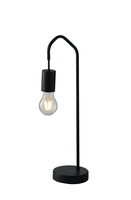Lampada da tavolo filo che scende nero opaco 1 luce a vista E27 39810 LUCI MODERNE