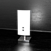 Lampada tavolo rettangolo curvo in vetro lucido stretta 10x20 1076/P LINEAR TOP LIGHT
