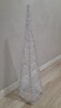 Seconda foto Albero di Natale stretto 15cm cono acrilico alto 58cm esterno/interno