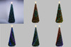 Dettaglio albero a LED con luci colorate alto 150cm
