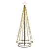 Seconda foto albero Natale alto 2 metri luce calda a led