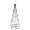 Albero illuminato 2 metri e 80 conico luce calda