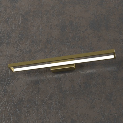Applique a parete led moderna oro brunito verniciato moderna 1162/AG-OB e 1182/AG-OB FOUR SQUARES TO