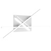 Applique da parete a led grande bianca shangai o plafoniera 1182/100-BI DNA TOP LIGHT