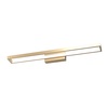 Applique moderno a led luce calda o luce naturale gold 1162/AG-GO e 1182/AG-GO FOUR SQUARES DNA TOP