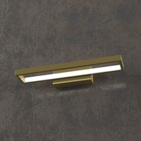 Applique particolare lineare led rettangolare finitura oro brunito 1162/AP-OB e 1182/AP-OB FOUR SQUA