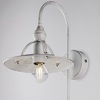 Applique metallo bianca effetto antichizzato argento con braccio lungo design vintage CANTINA LUCI E - foto 4