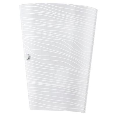 Applique bianca 18,5x23cm righe 91856 CAPRICE EGLO