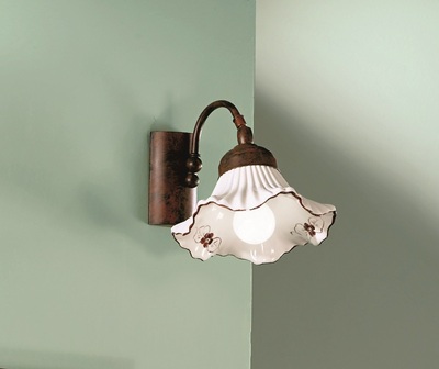 Applique ceramica decoro marrone per corridoio e parete rustica  45288