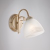 Applique avorio decoro oro anticato 1 luce con braccetto  42441