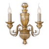 Applique bracci modellati oro classico decorativo 2 luci FIRENZE AP2 ORO IDEAL LUX