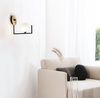 Particolare di Applique design sfera a elle camera da letto soggiorno bagno BIRDS AP1 IDEAL LUX