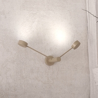 Punto luce orientabile sabbia 2 luci in orbita per parete o soffitto GX53 1227/2-SA OCTOPUS TOP LIGH