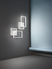Immagine aggiuntiva di Applique design d atmosfera due riquadri sovrapposti con luce interna  42770