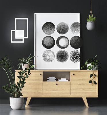 Applique design d&rsquo;atmosfera due riquadri sovrapposti con luce interna 6598-B-CTD PERENZ