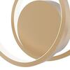 Particolare di Applique led oro led integrato nodo gentile forme rotonde  42536