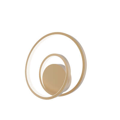 Applique led oro led integrato nodo gentile forme rotonde  42536