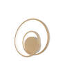 Applique led oro led integrato nodo gentile forme rotonde  42536