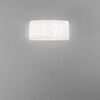 Immagine aggiuntiva di Applique rettangolare LED acrilico moderna 30x15 stile grafico CCT  44575
