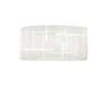Particolare di Applique rettangolare LED acrilico moderna 30x15 stile grafico CCT  44575