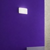Applique rettangolare LED acrilico moderna 30x15 stile grafico CCT  44575