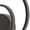 Immagine aggiuntiva di Applique nera design forme rotonde nodo gentile luce calda, bianca, fredda  4