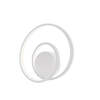 Applique parete design led forme rotonde cerchi nodo gentile  42534