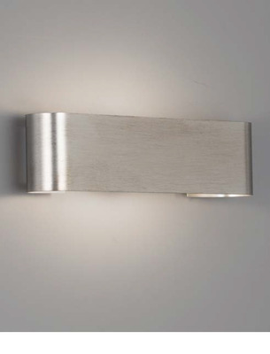 Applique metallo lineare E27 argento anticato 30cm 4533/A30/06 LAM EXPORT