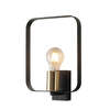 Immagine aggiuntiva di Applique moderna nera e oro cornice di luce in alto o in basso  45566