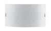 Applique bianca decoro geometrico grigio 2 luci E27 39197 LUCI MODERNE