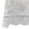Particolare di Applique a parete bianca romantica decoro fiori pizzo traforato  42294