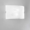 Particolare di Applique fascia vetro bianco ghirigoro 35x20 2xE27  42693