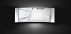 Applique a fascia vetro decoro geometrico piccola 5944 PERENZ