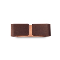 Applique in metallo corten 25cm CLIP AP2 MINI CORTEN IDEAL LUX