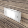 Plafoniere e applique coordinati moderni vetro lucido bianco