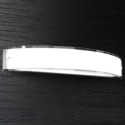 Applique lunga decorativa moderna vetro stretta orizzontale 70cm 1076/A70 LINEAR TOP LIGHT