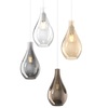 Colori vetro Applique lunghezza regolabile vetro moderno a goccia trasparente  41632