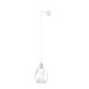 Applique altezza regolabile filo lungo vetro moderno a goccia trasparente 1193BI/A-TR TOP LIGHT