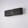 Immagine aggiuntiva di Raffinata applique moderna in linea nera metallo 2xE27  42810