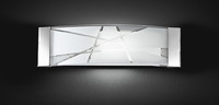 Lampada da parete in vetro decoro geometrici grande 5946 PERENZ