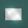 Grande applique o plafoniera 4 luci piega morbida fazzoletto 55x40 1044/55 WING TOP LIGHT